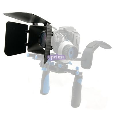 Digital Matte Box 15 mm Rail Rod Support M1 for DSLR Camera D90 60D 