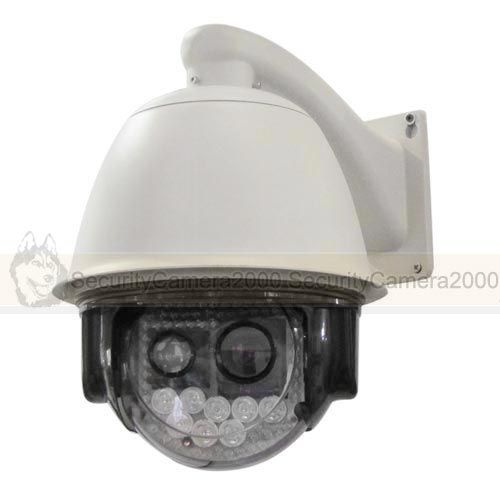 26 Optical and 12 Digital Zoom 480TVL 200m IR PTZ Dome Security Camera