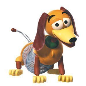 NEW DISNEY RETRO TOY STORY 3 SLINKY DOG JR PULL PIXAR  