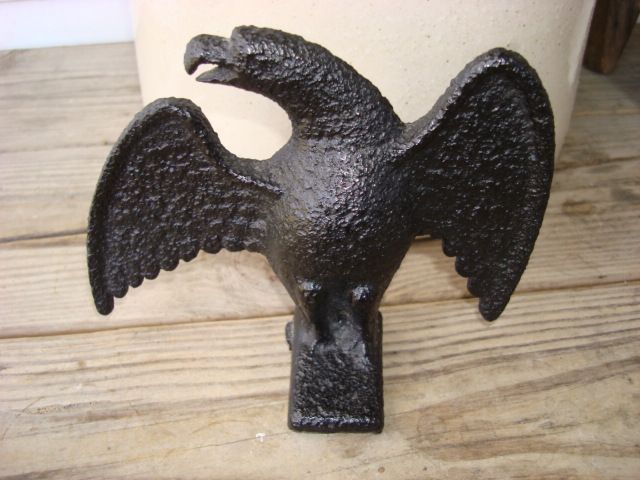 CAST IRON EAGLE SNOW CATCHER USE SLATE ROOF EX 1900S  