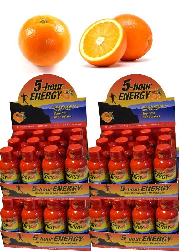 Hour Energy Drink Orange 48 Bottles Wholesale price  