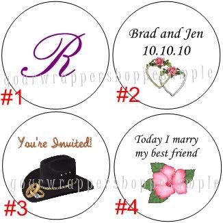 24 WESTERN WEDDING ENVELOPE SEALS for Invitations  