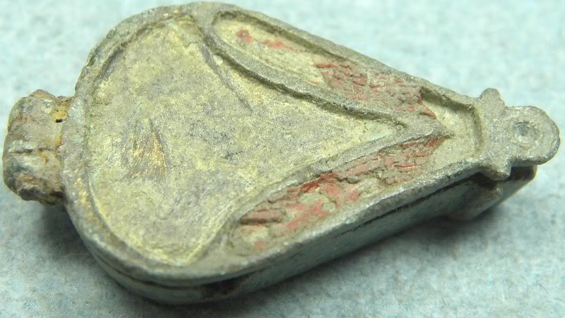 ROMAN BRONZE ENAMELED WAX SEAL BOX  