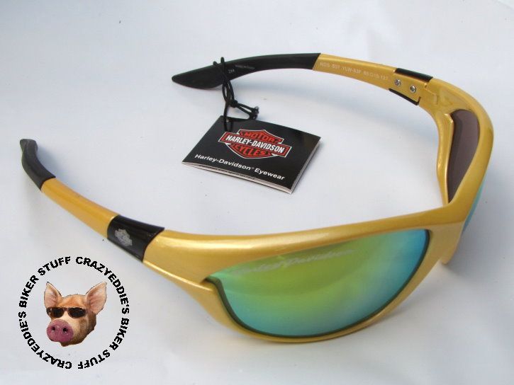   DAVIDSON BAR AND SHIELD SUNGLASSES *NIP* RIDING GLASSES 100% BLOCKUV