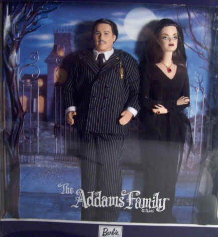 BARBIE KEN AS MORTICA GOMES GIFTSET THE ADDAMS FAMILY  