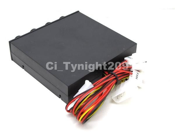 Bay Panel W/ 4 PC Cooling Fan Speed Controller ★  