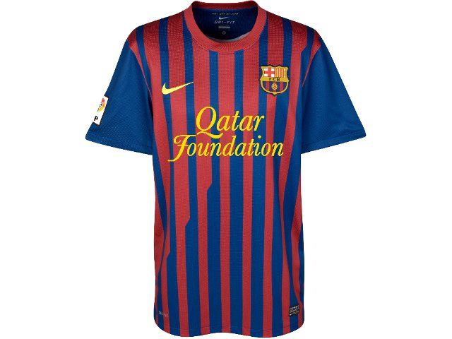RBARC58 FC Barcelona shirt   brand new home Nike jersey 11/12 top 