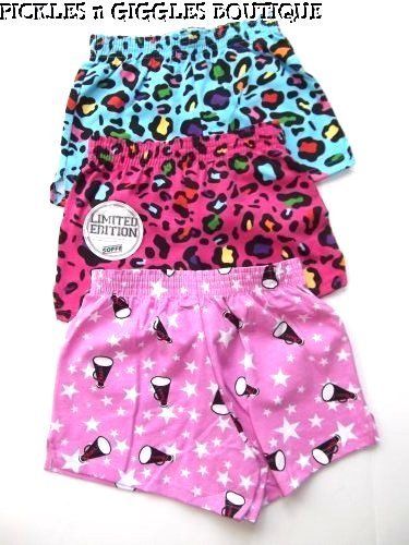 PICK GIRLS SOFFE SHORTS LIMITED EDITION SMALL 7 MEDIUM 8 10 NEW CHEER 