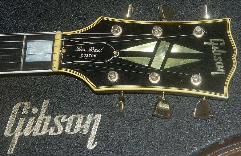 VINTAGE 1969 Gibson Les Paul Custom Black Beauty with the OHSC 