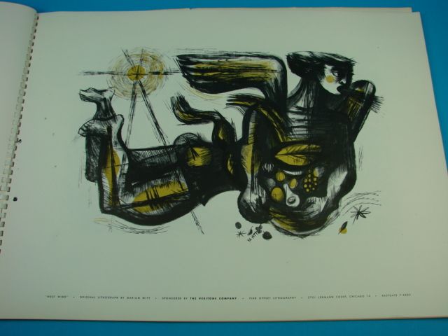 Art Center Improvisations 1954 Book Of 35 Lithographs  