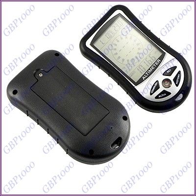 Digital LCD Compass Altimeter Barometer Thermometer Clock 8 in 1 