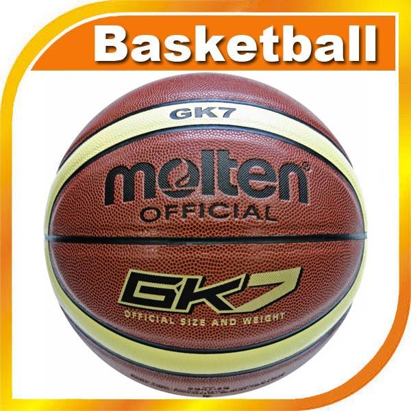   Official Size Weight Indoor Composite 29.5 Team Game Basketball GK7