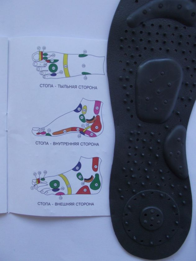 MAGNETIC INSOLES MASSAGE MEDICINAL ACUPRESSURE INSOLES  