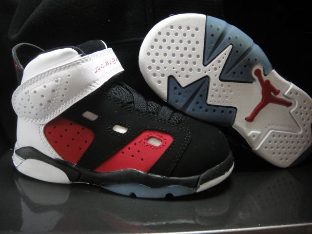 Nike Jordan 6 17 23 Black White Pink Shoes Toddler 9  
