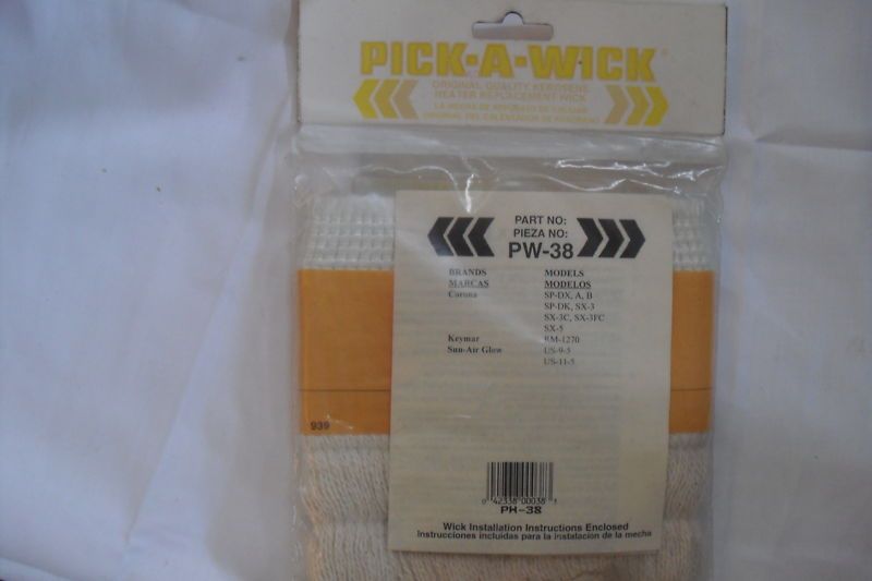 PICK A WICK KEROSENE HEATER REPLACEMENT WICK  