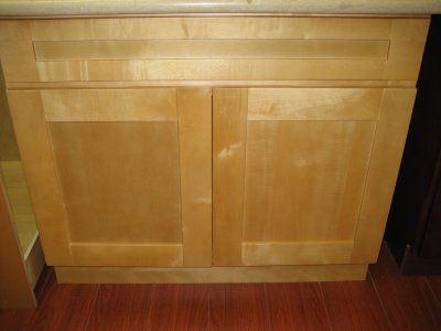 36 Elegant Maple Bathroom Vanity Cabinet  