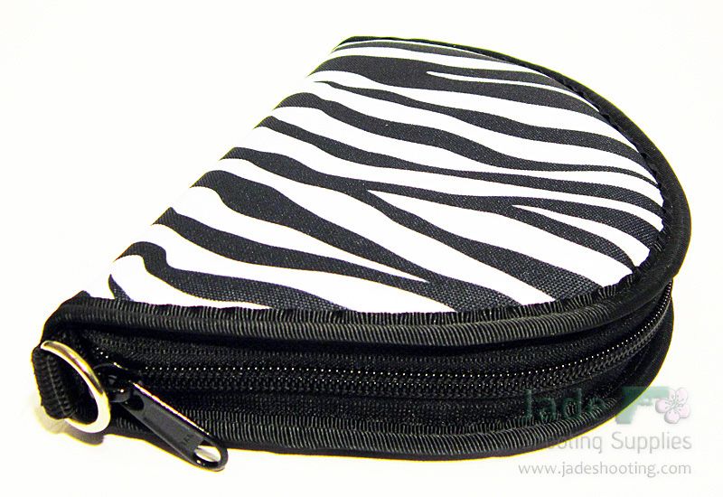 NEW Zebra Print Small Pistol Case 9 x 6 Gun Rug Ladies Shooting 