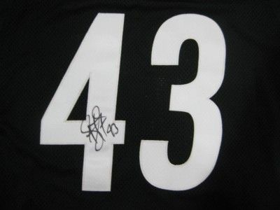   Steelers Troy Polamalu jersey SIGNED REEBOK ON Field PRO Line 52