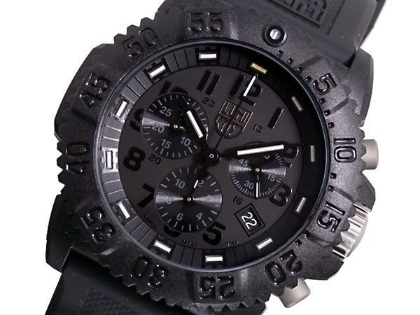 Luminox Navy Seal Colormark Blackout Chrono 3081.BO NEW  