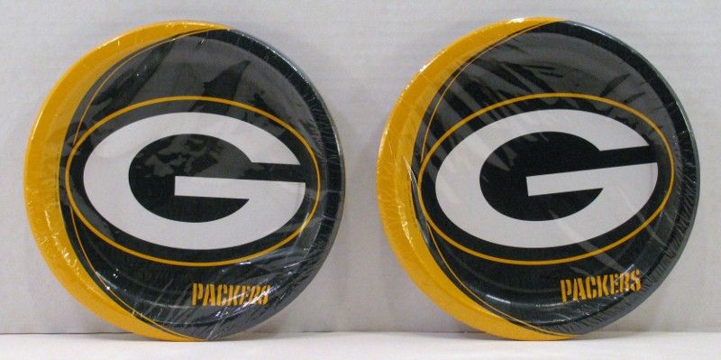   Packers NFL Playoffs Party Set 16 Paper Dinner Plates Luncheon Napkins