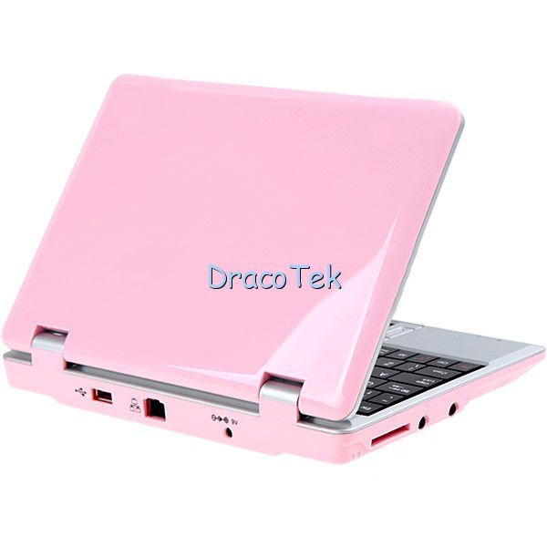 inch android 2.2 mini netbook notebook laptop WIFI with VIA wm8650 