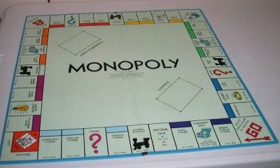 MONOPOLY 1961 Real Estate Game ~ Very Good Complete  