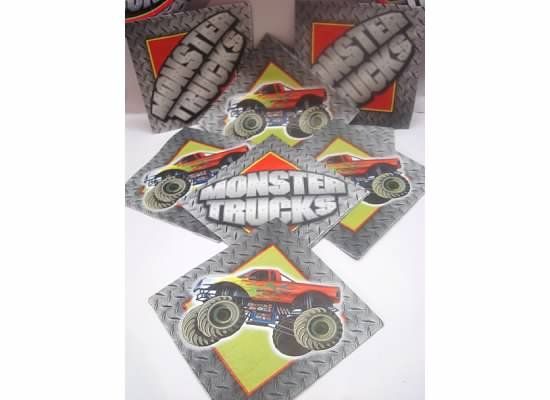 Monster Truck Sticker Sheets   Each sheet includes 6 stickers 