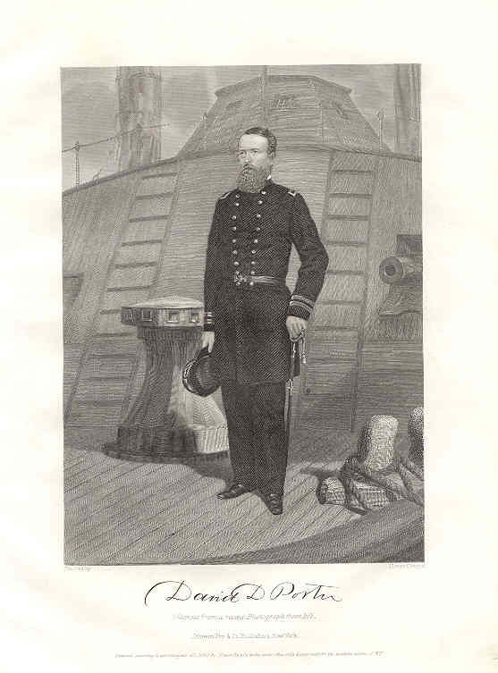 Civil War Union Admiral David Dixon Porter 1862 Print  