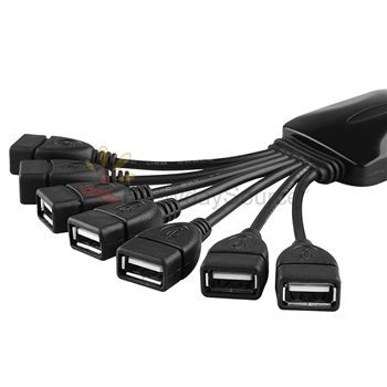 PORT SLIM Octopus USB MULTI HUB EXPANSION SPLITTER for Computer 