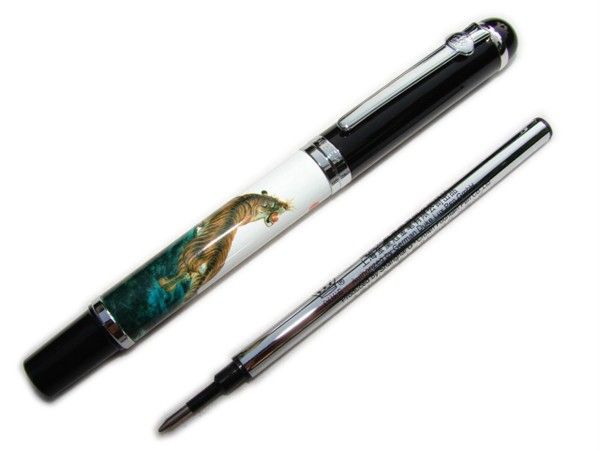 D110 Duke Tiger w/ Mountain & Sun Painting Roller Pen  