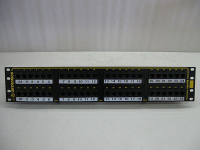 Ortronics OR 851004038 CAT5E 48 Port 2U Patch Panel  