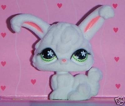 Littlest Pet Shop #515 White Angora BUNNY~♥~  