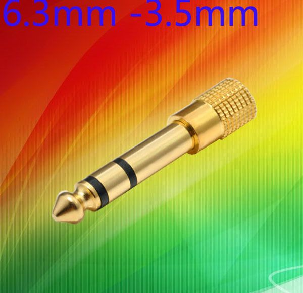 Male 1/4 Jack to Female 1/8 Headphone Plug Adapter  