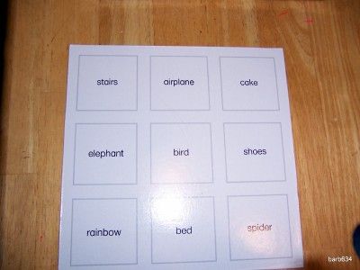 USBORNE LEARNING GAMES PICTURE WORD LOTTO  