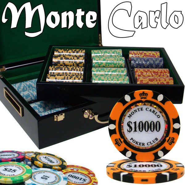 1000 ct monte carlo Jack Poker Chips