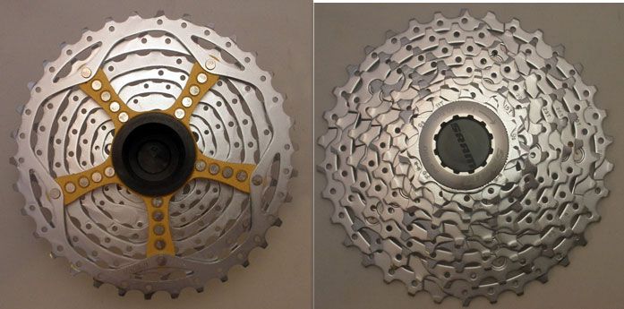 SRAM PG 990 Cassette 11 34 POWERGLIDE II Gold Spider 710845618185 