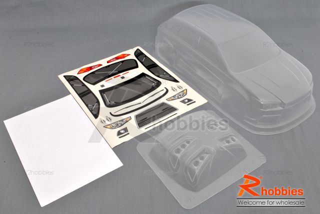 10 MITSUBISHI ASX PC Transparent 190mm RC Car Body  