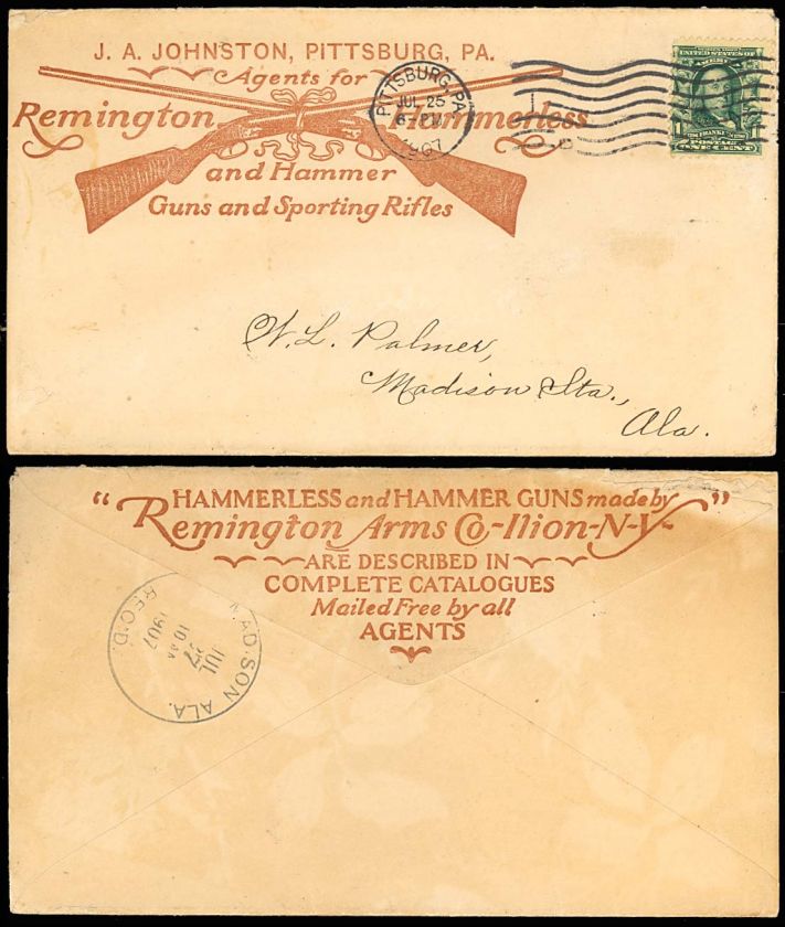 REMINGTON GUNS & SPORTING RIFLES ADVERTISING COVER  