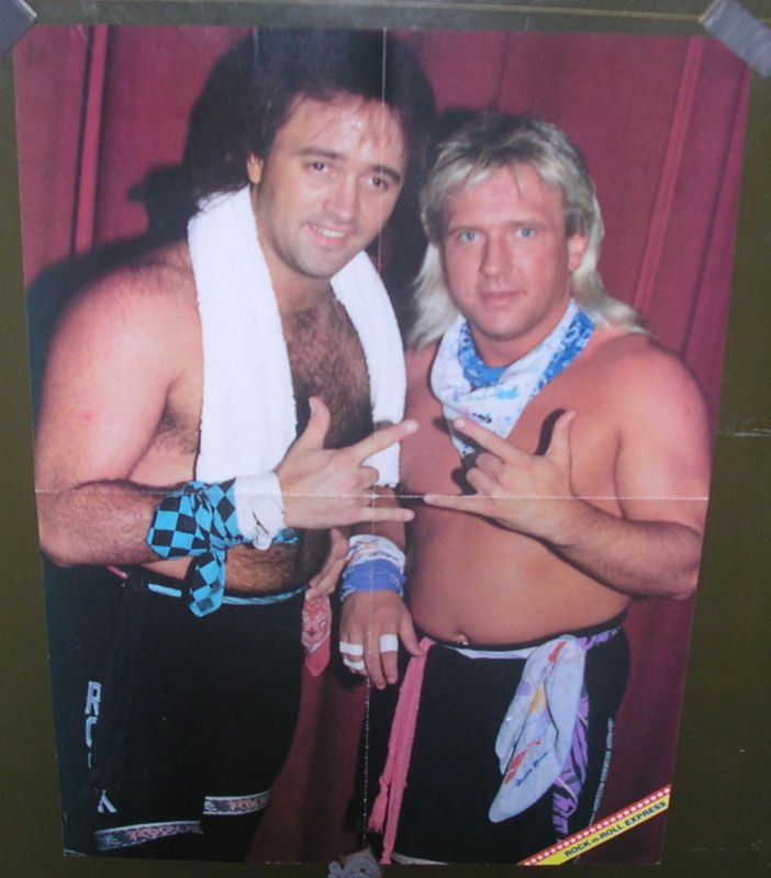 Rock N Roll Express Steve Simpson Wrestling Poster WWF  