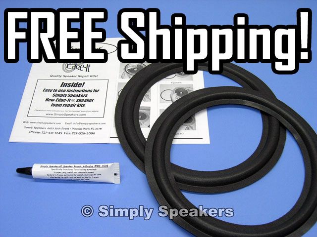 INFINITY SM 112 SPEAKER Parts 10 Woofer Foam Edge Repair Kit # FSK 