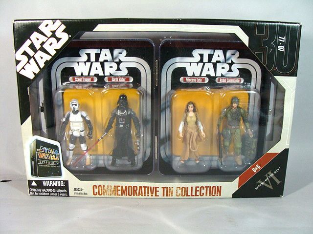 STAR WARS COMMEMORATIVE TIN COLLECTION FIGURE SET  