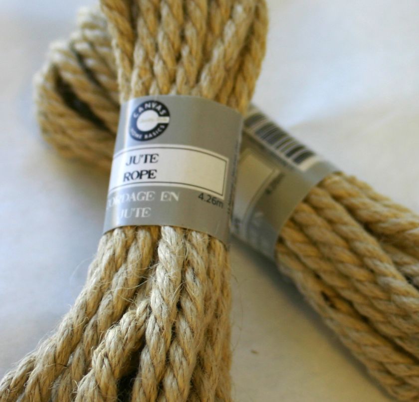 Canvas Corp   Jute Rope   Light Natural   14 Feet 843094021670  