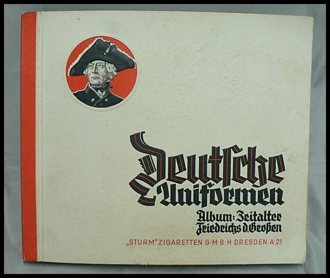 GERMAN UNIFORMS COMPLETE CIGARETTE TRADING CARDS ALBUM  