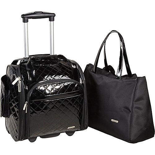 Travelon Wheeled Underseat Carry On With Back Up Bag    