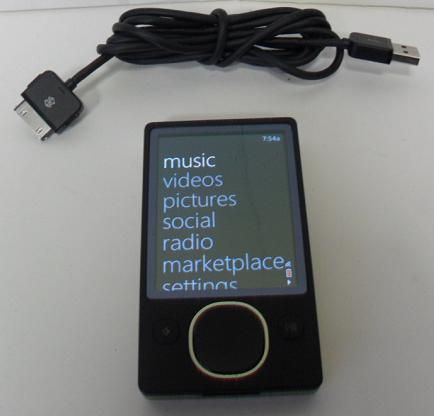 Microsoft ZUNE 80GB WIFI VIDEO  MEDIA PLAYER As Is Repair  